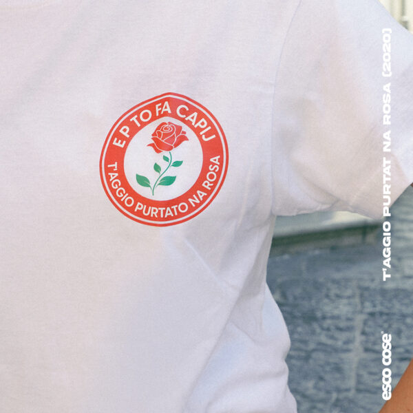 T'aggio purtato na rosa Tee - immagine 3