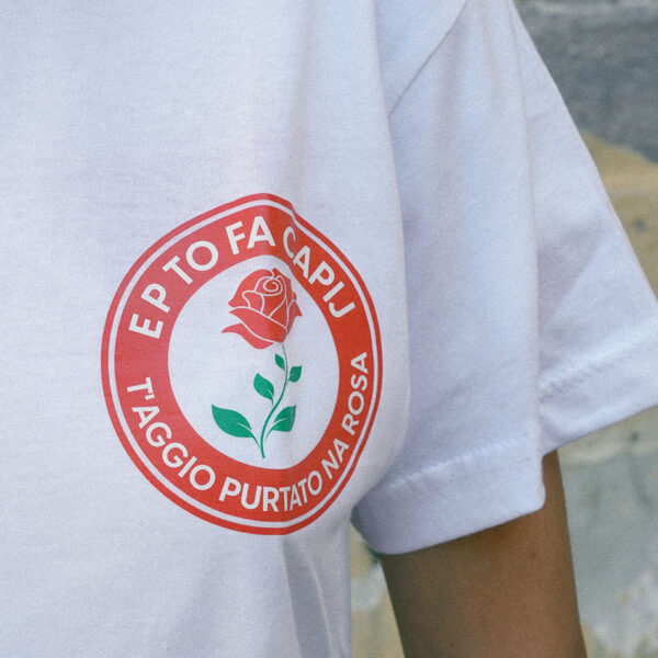 T'aggio purtato na rosa Tee - immagine 3