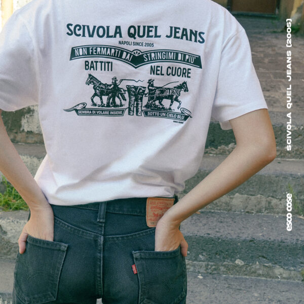 Scivola quel jeans Tee - immagine 4