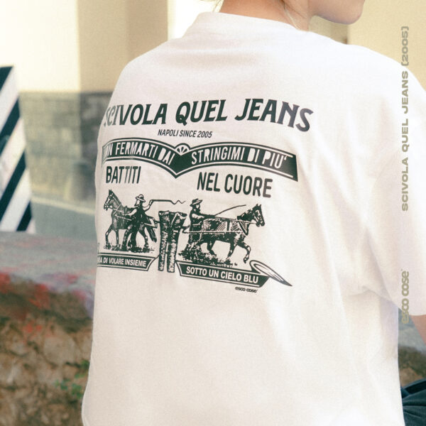 Scivola quel jeans Tee - immagine 5